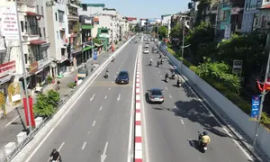 Hà Nội thông xe đường đê Âu Cơ - Nghi Tàm